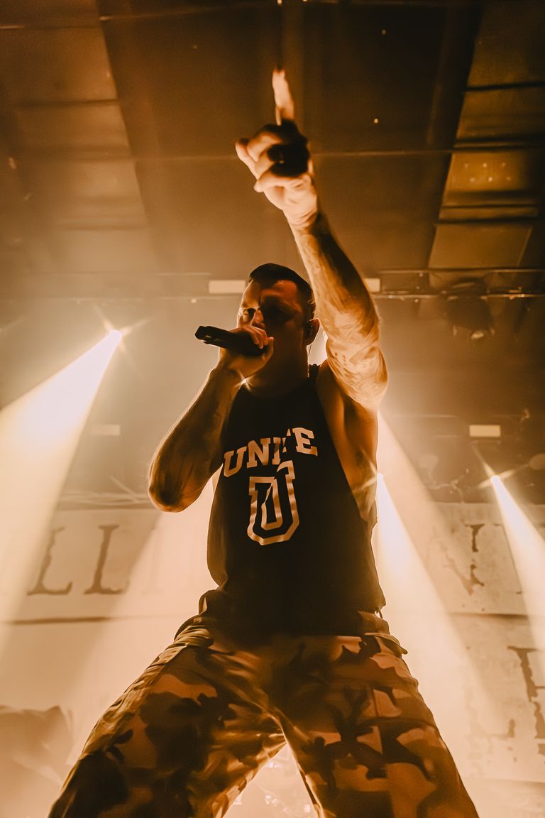 Parkway Drive performing live in Adelaide at Hindley Street Music Hall